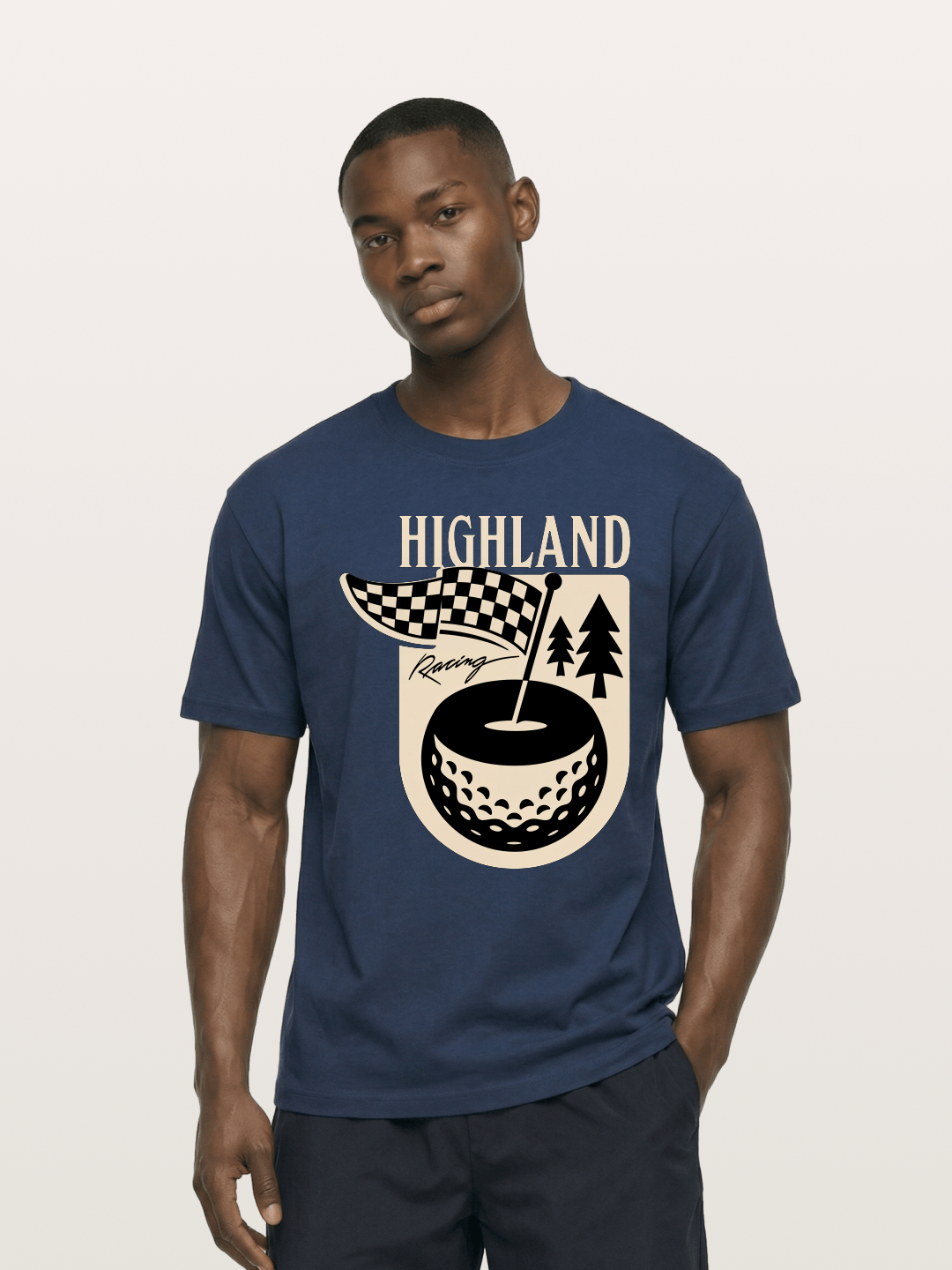 Highland Race Cotton T-shirt