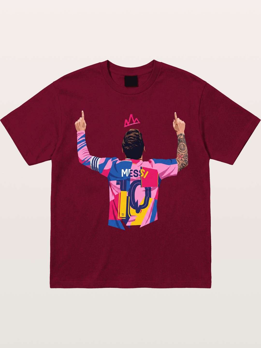 Messi No.10 Celebration Pose Gildan T-shirt