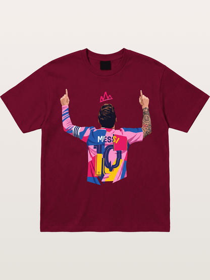Messi No.10 Celebration Pose Gildan T-shirt