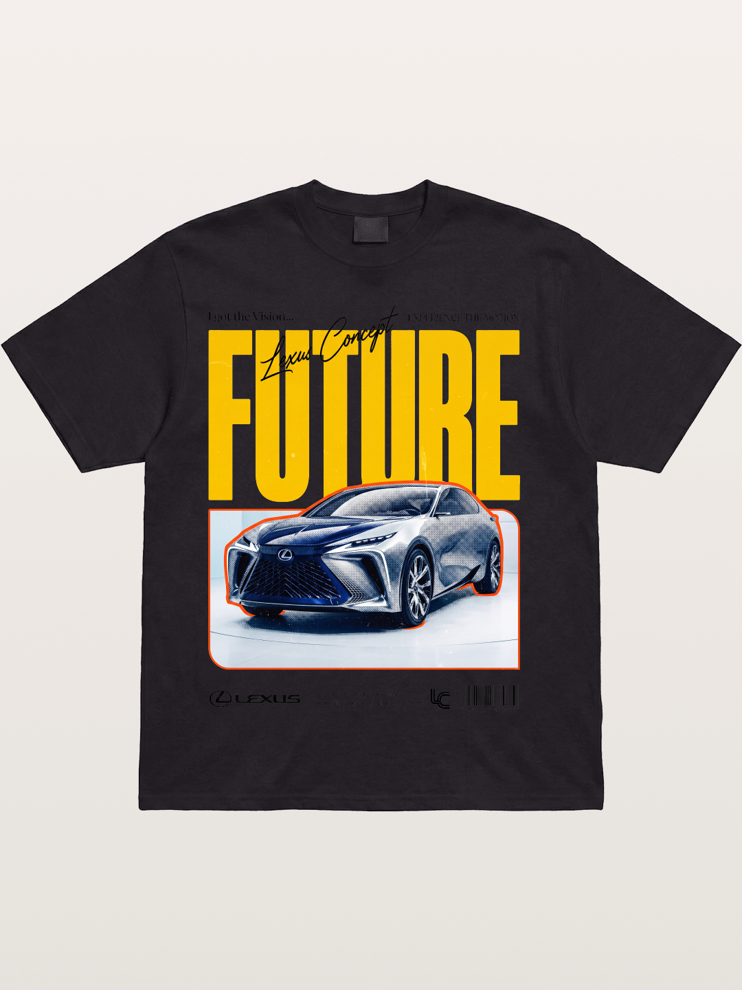 Future Lexus Concept Magazine Cotton T-shirt