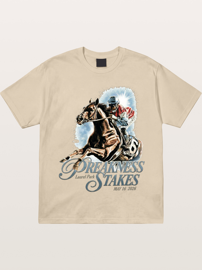 Preakness Stakes Jockey Poster Gildan T-shirt