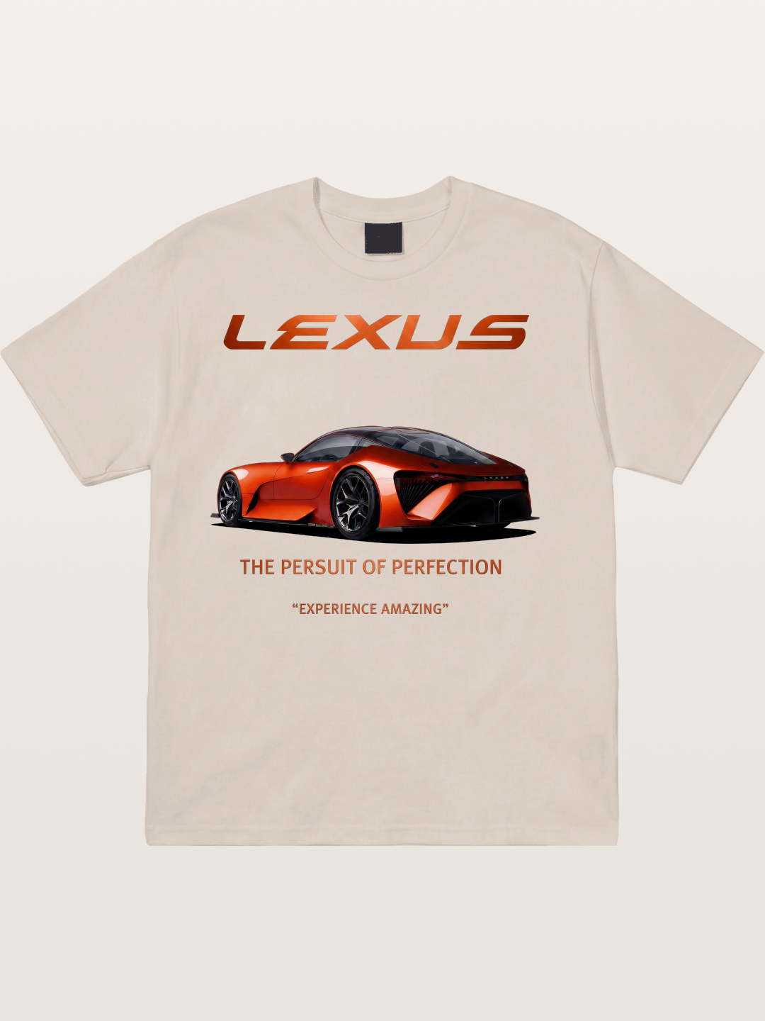 Lexus Concept Car Orange Poster Cotton T-shirt