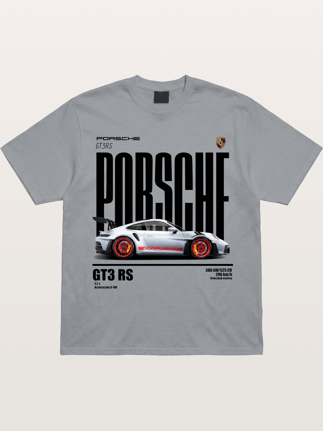 Porsche 911 GT3RS Widebody Sports Car Gildan T-shirt