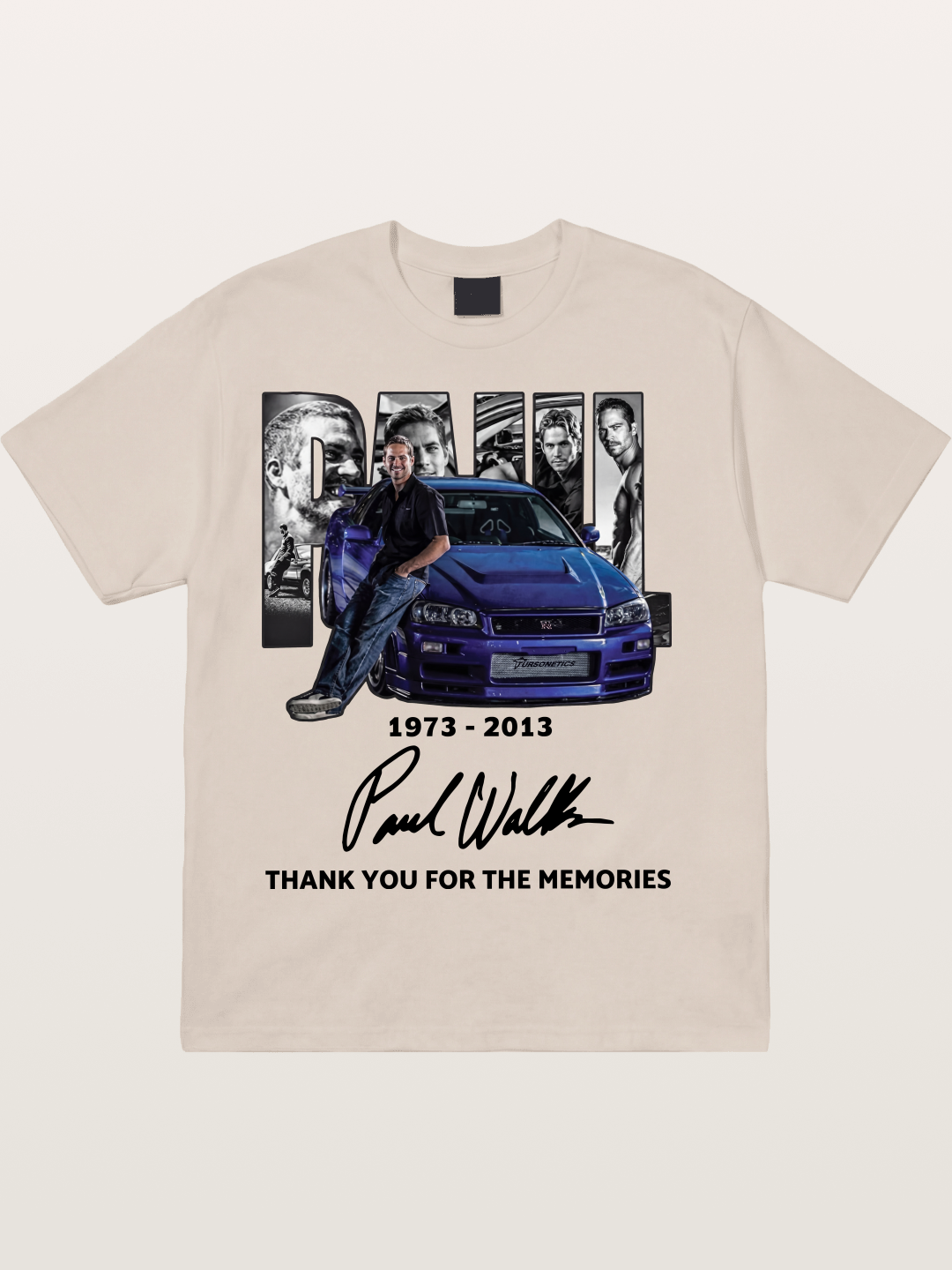 Paul Walker R34 Legacy Cotton T-shirt