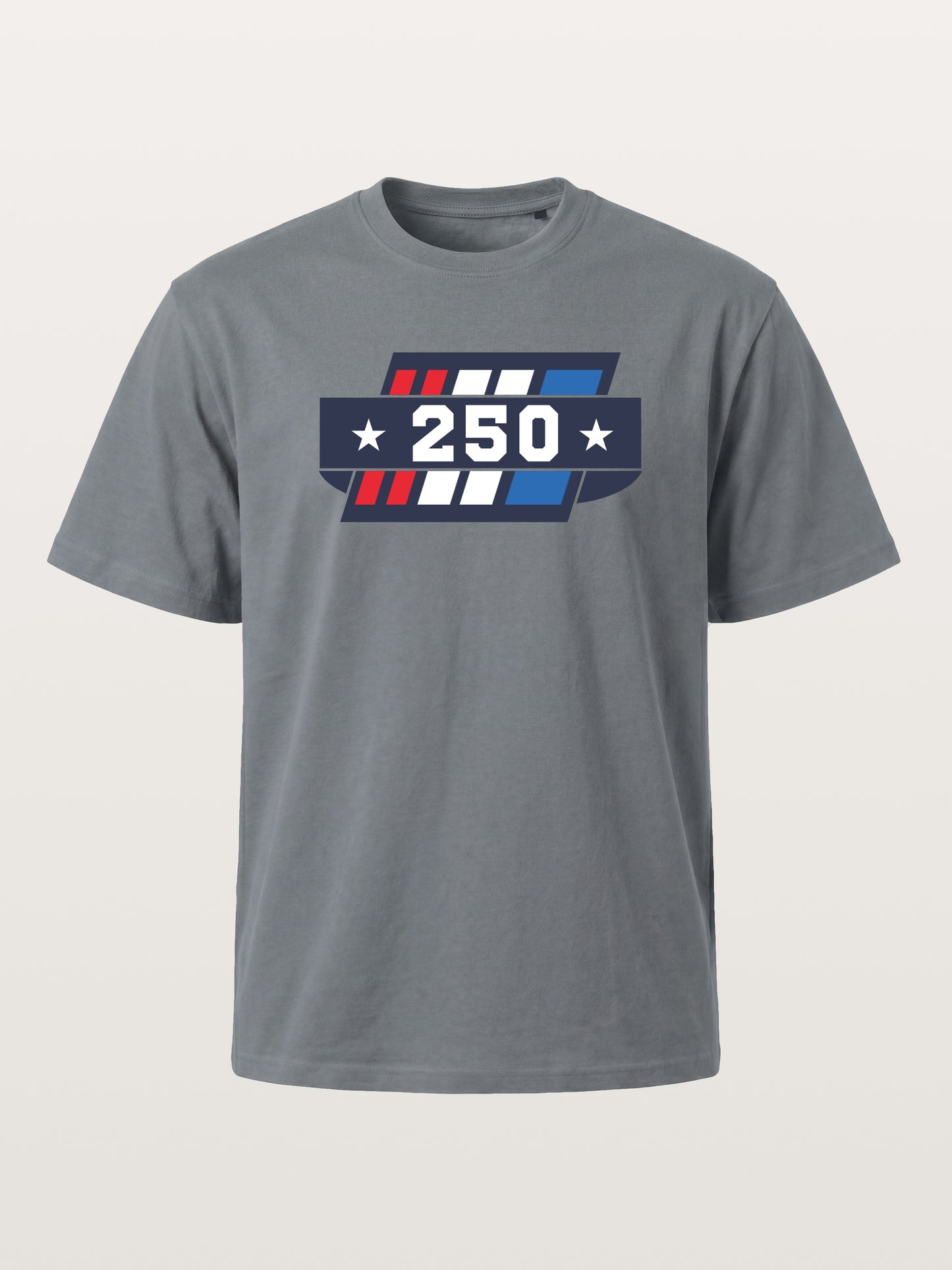 250th Anniversary Star Stripes Badge Cotton T-shirt