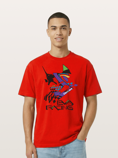 Eva Racing Checkered Flag Cotton T-shirt