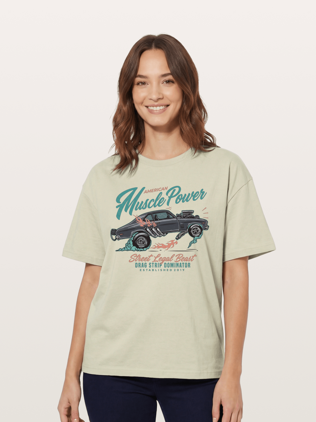 Burnout Power Cotton T-shirt