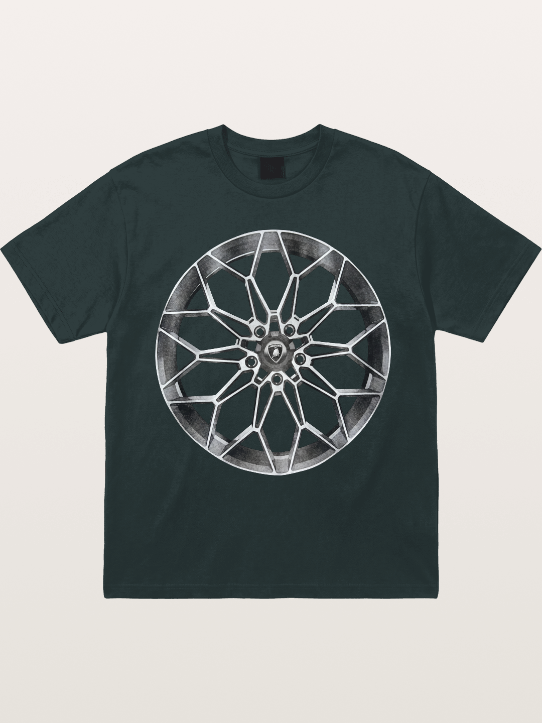 Lamborghini Multi-Spoke Alloy Wheel Gildan T-shirt