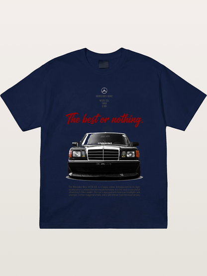 Mercedes W126 SEL Retro Gildan T-shirt