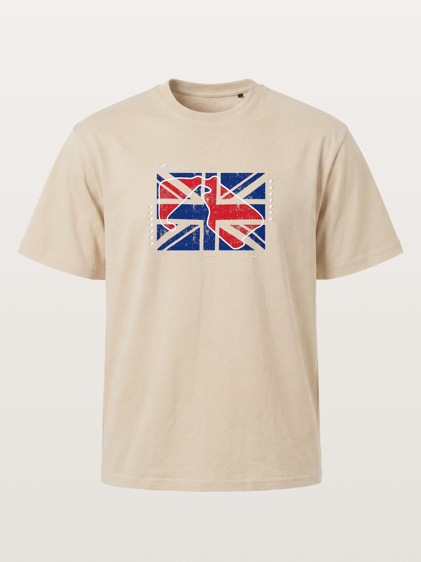 Vintage Union Jack F1 British Theme Gildan T-shirt