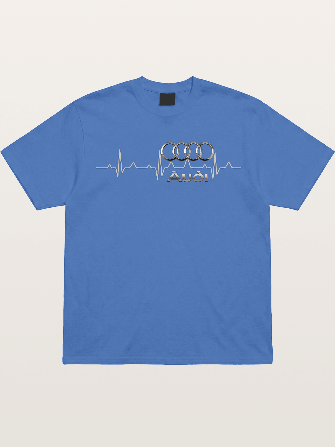 Audi Heartbeat Four Rings Gildan T-shirt