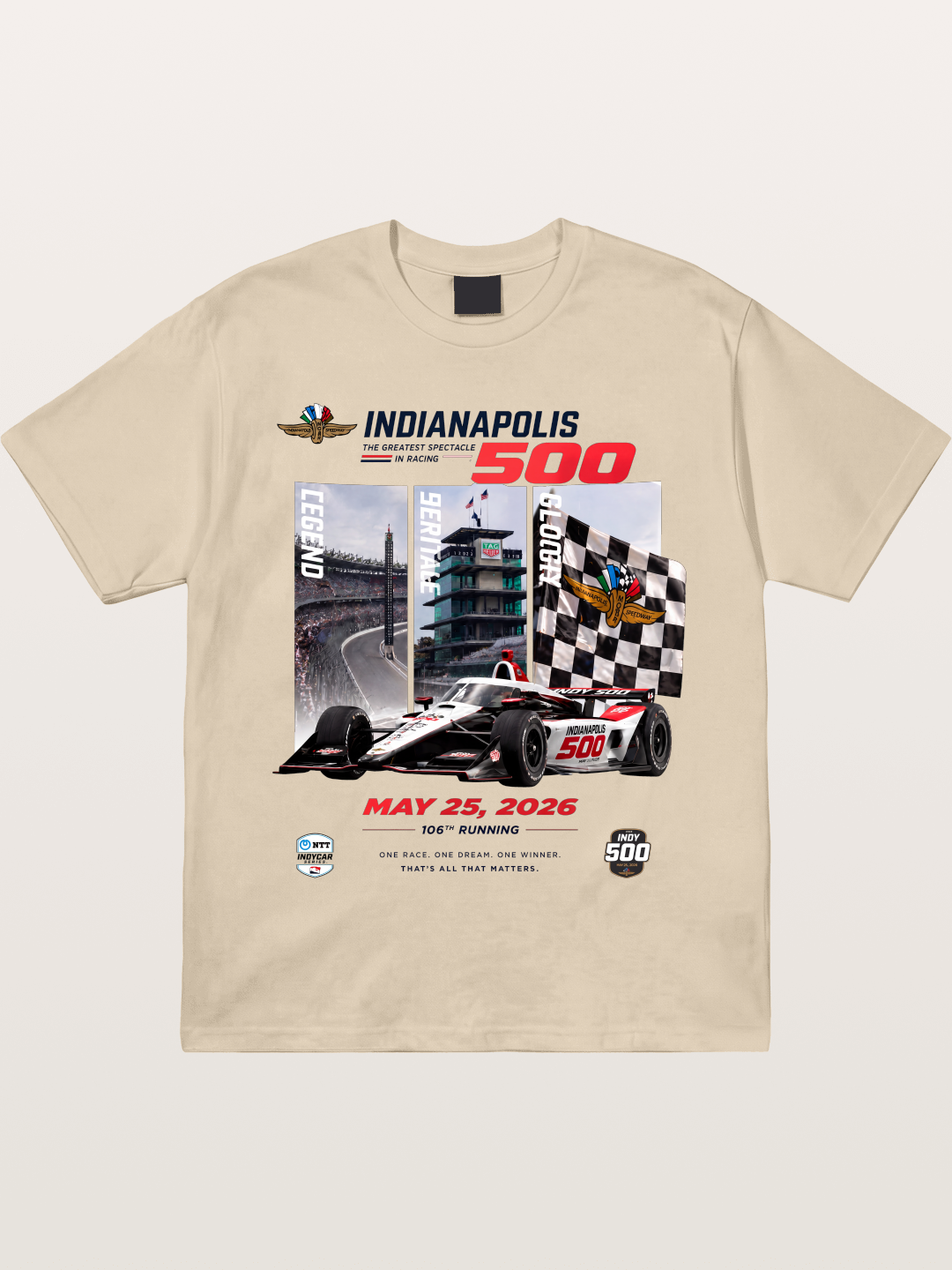 106th Indy 500 Race Day Art Gildan T-shirt