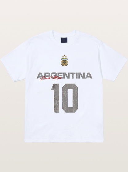Argentina Messi 10 Retro Gildan T-shirt