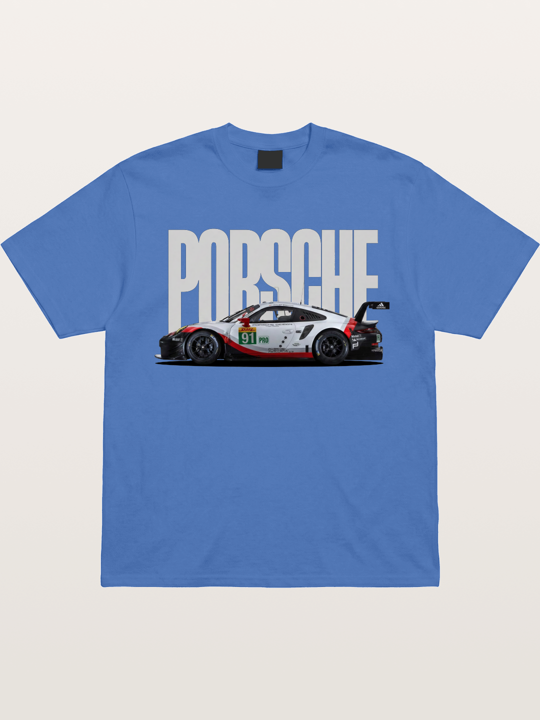 Porsche 911 Race Livery Poster Gildan T-shirt