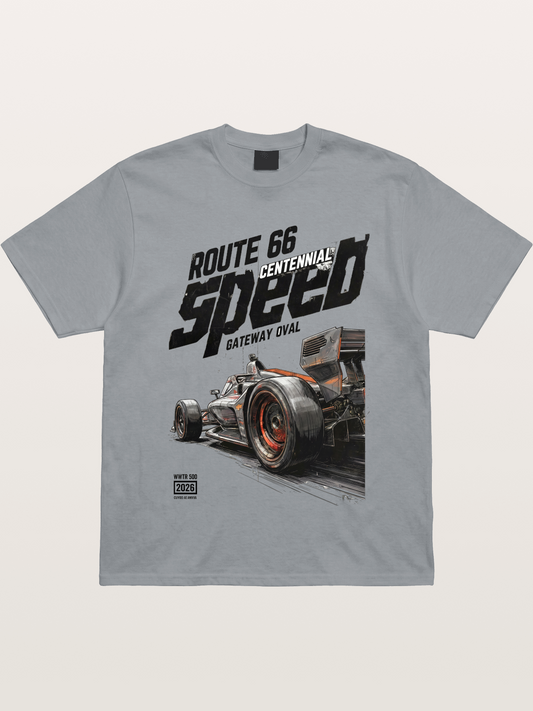 Grunge Speed IndyCar Art Gildan T-shirt