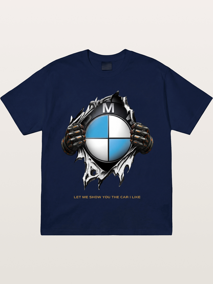 BMW Roundel Tear Through Design Gildan T-shirt