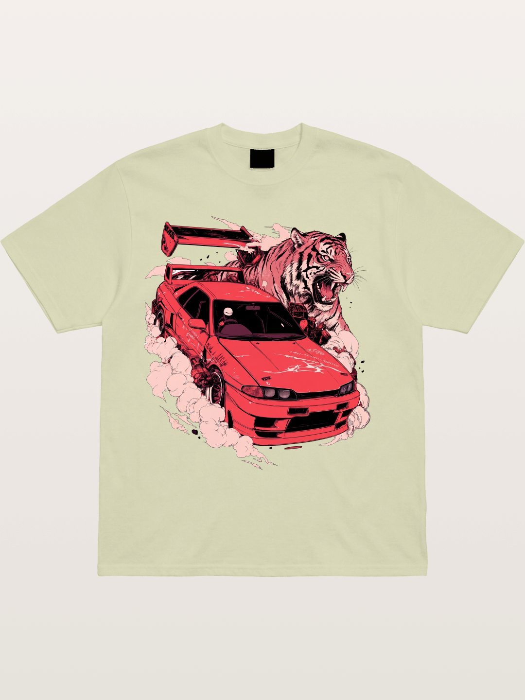 Red Drift Cotton T-shirt