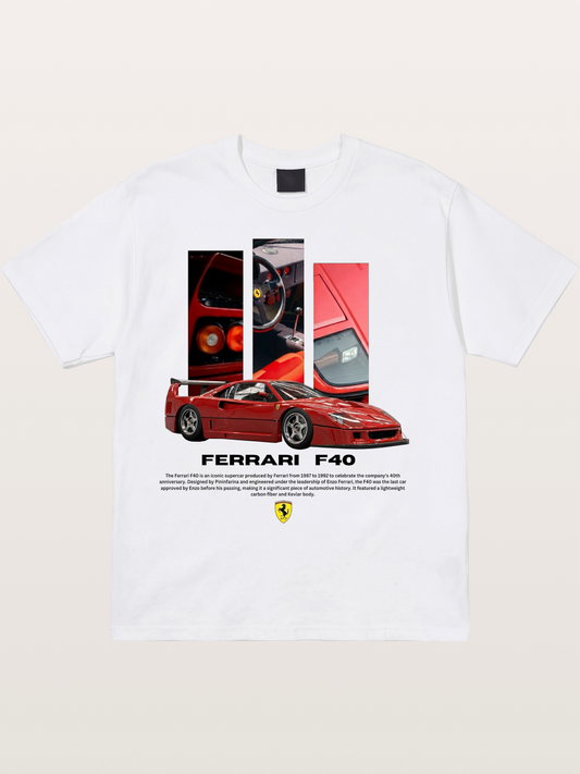 Vertical F40 Cotton T-shirt