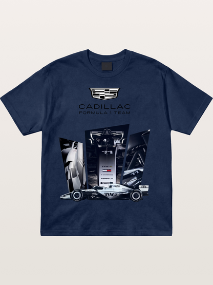 Cadillac F1 Team Racing Art Cotton T-shirt