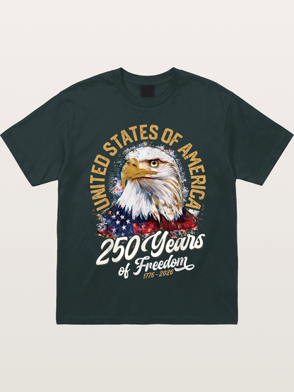 American Eagle 250 Years Freedom Gildan T-shirt