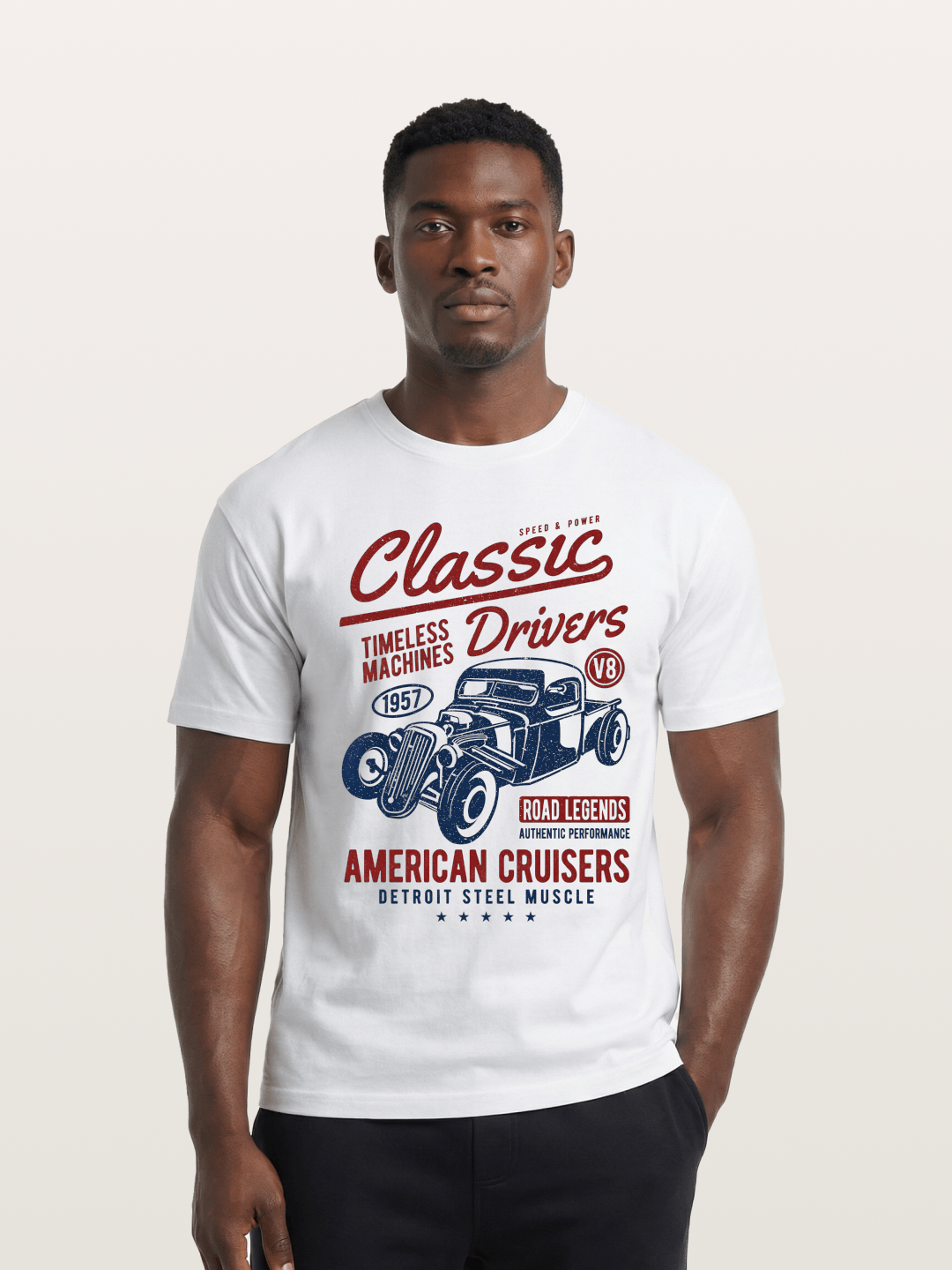 Classic Drivers Cotton T-shirt