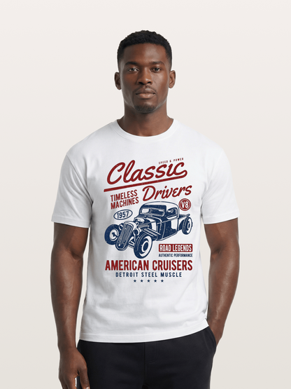 Classic Drivers Cotton T-shirt