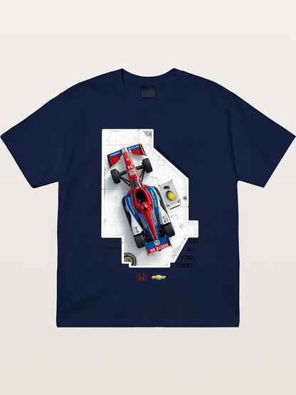 Blueprint Route66 IndyCar Card Gildan T-shirt