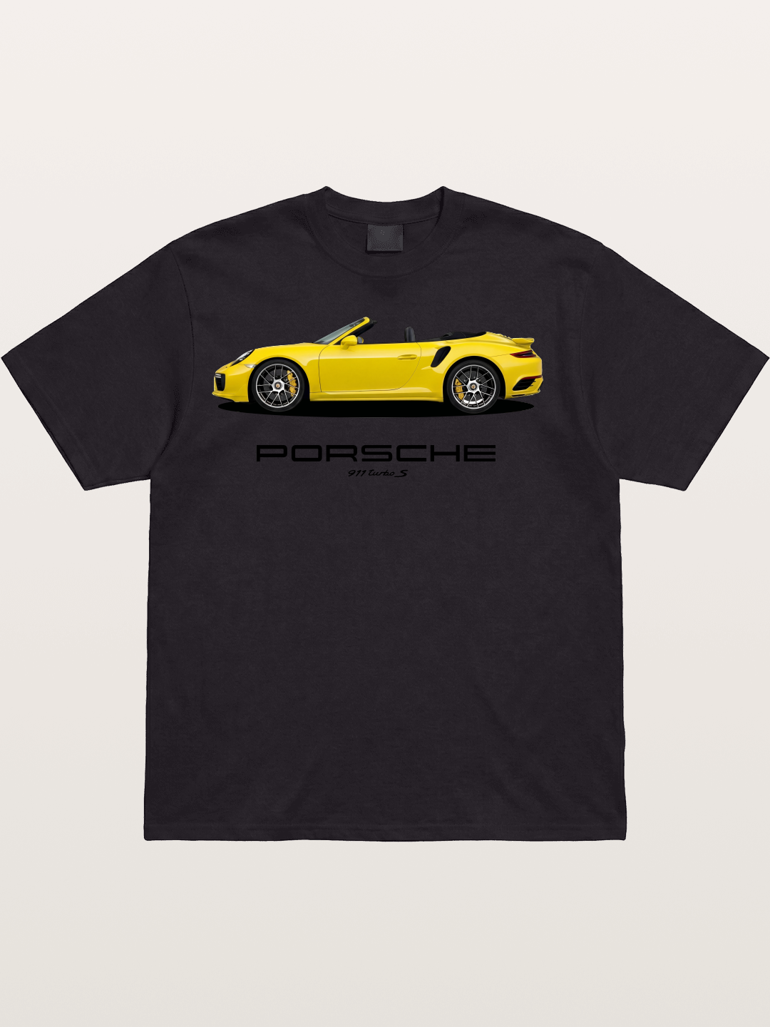 Yellow Flash Cotton T-shirt