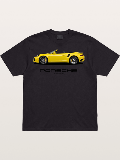 Yellow Flash Cotton T-shirt