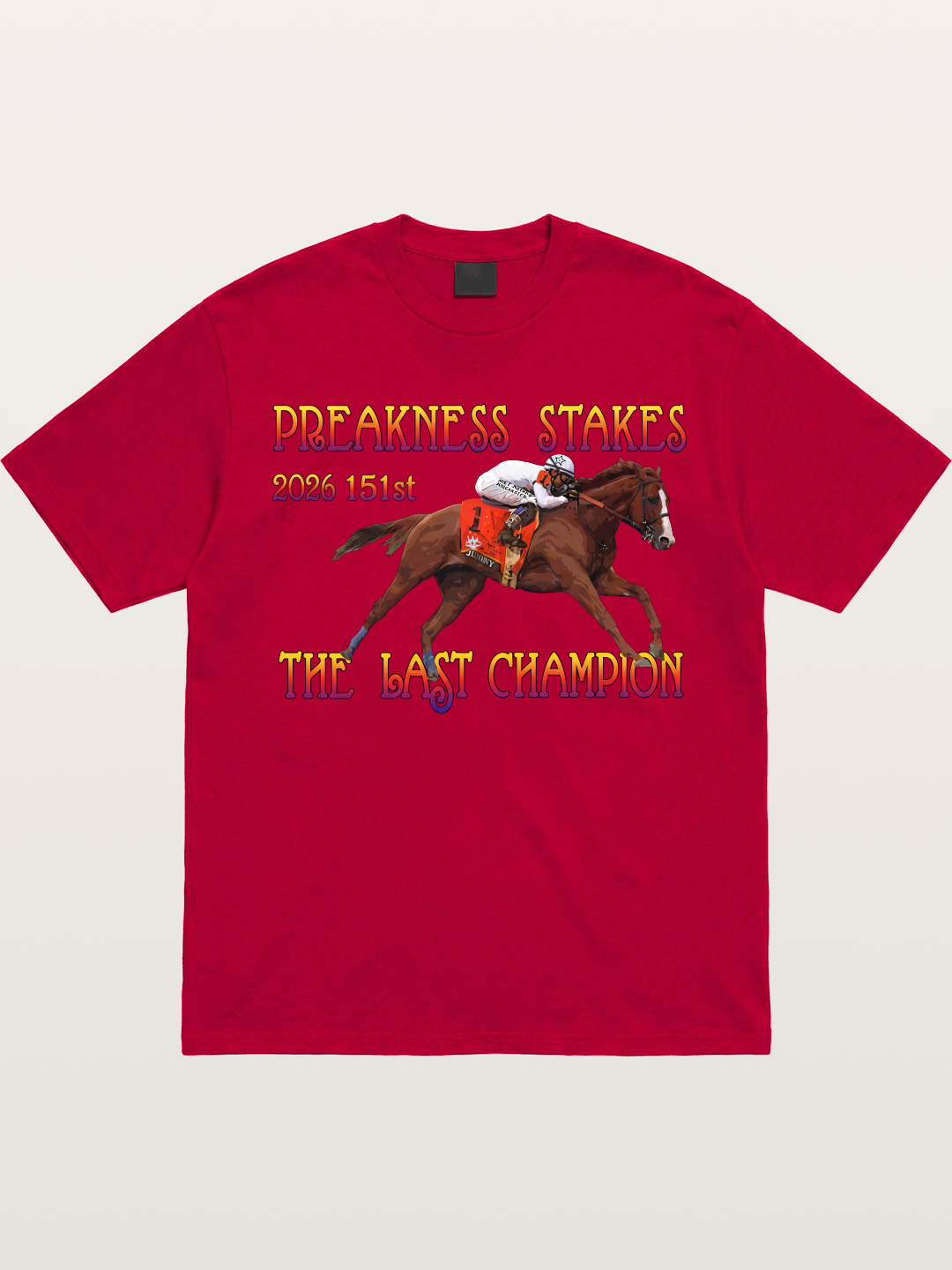 2026 Preakness Race Horse 1 Silks Gildan T-shirt
