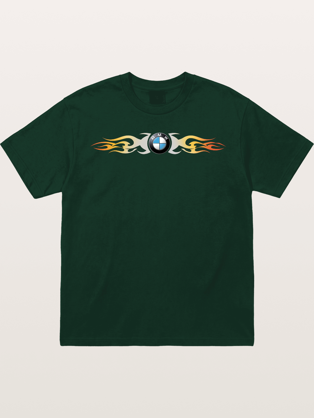 BMW Roundel Flame Stripe Gildan T-shirt