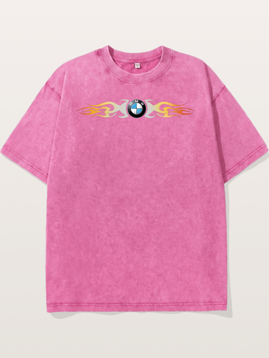 BMW Roundel Flame Stripe Washed T-shirt