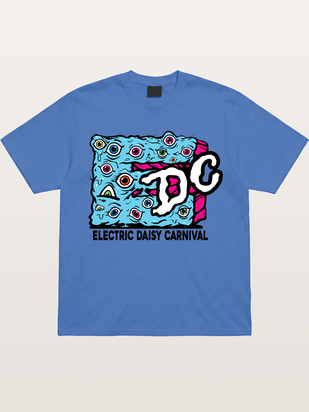 EDC Trippy Eye Daisy Print Gildan T-shirt