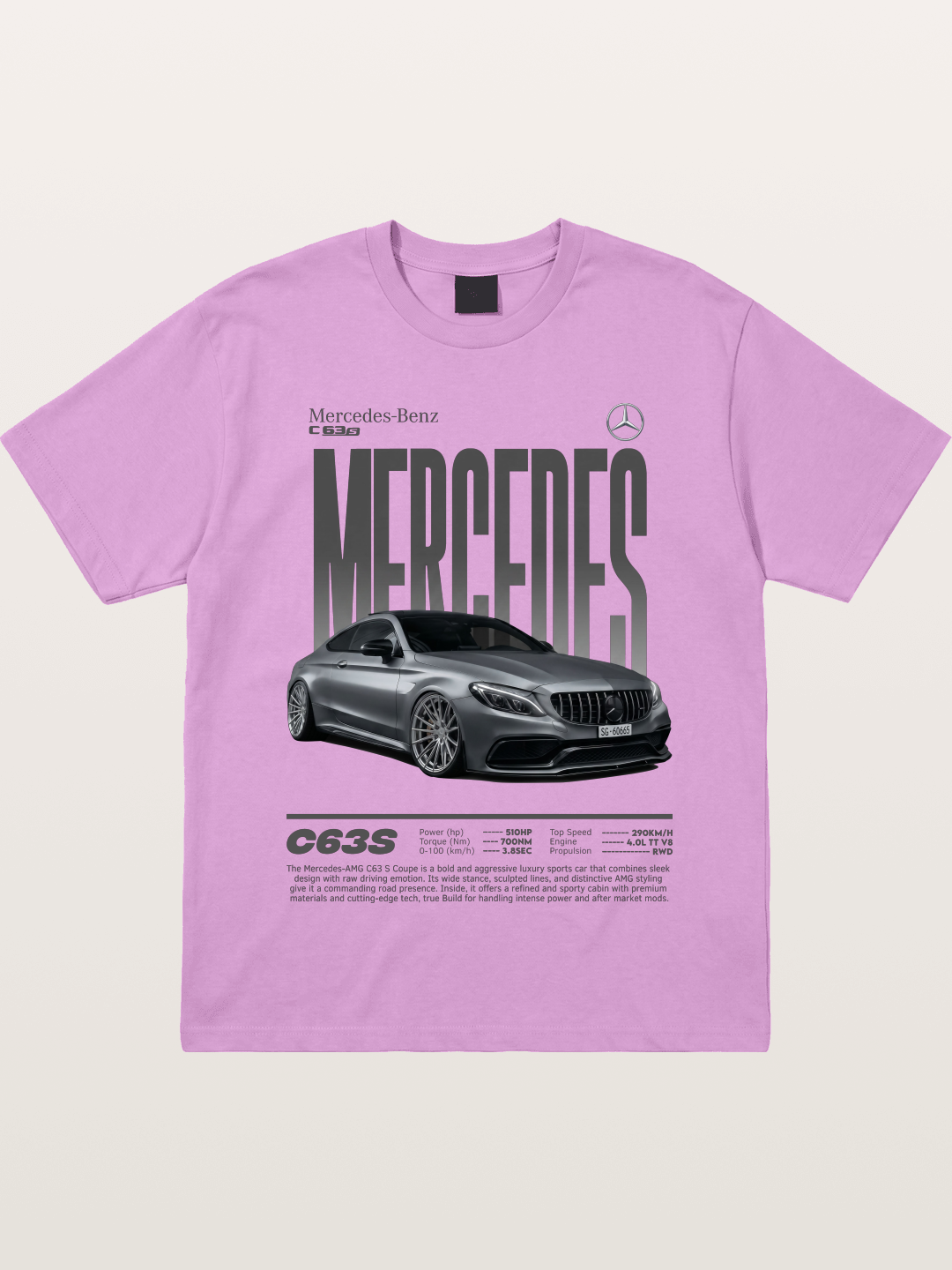 Mercedes-Benz C63S Magazine Style Gildan T-shirt
