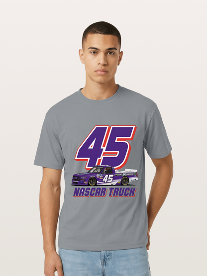Purple 45 Racer Gildan T-shirt