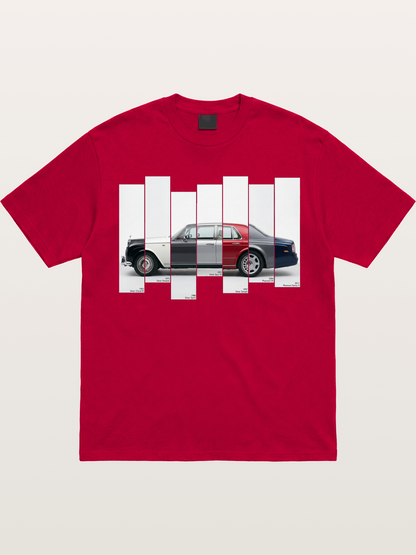 Multi-Color Rolls Royce Timeline Gildan T-shirt