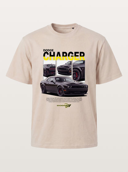 Dodge Hellcat Triple Car Collage Cotton T-shirt