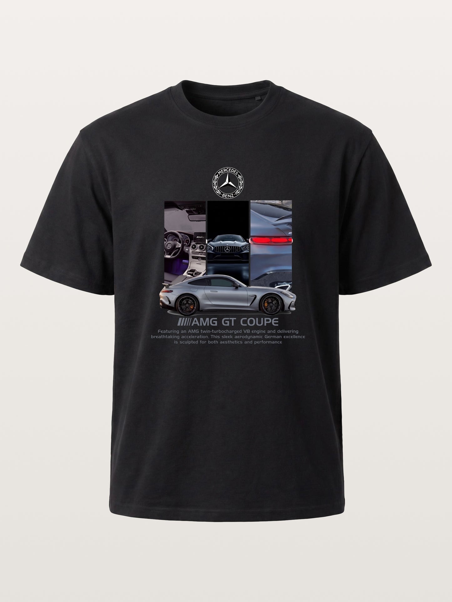 AMG GT Coupe Cabin And Exterior Mix Cotton T-shirt