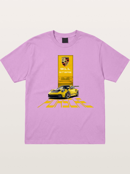 Yellow 911 GT3 RS Graphic Gildan T-shirt