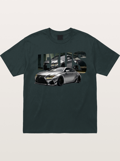 Lexus RC F Overlay Logo Art Gildan T-shirt