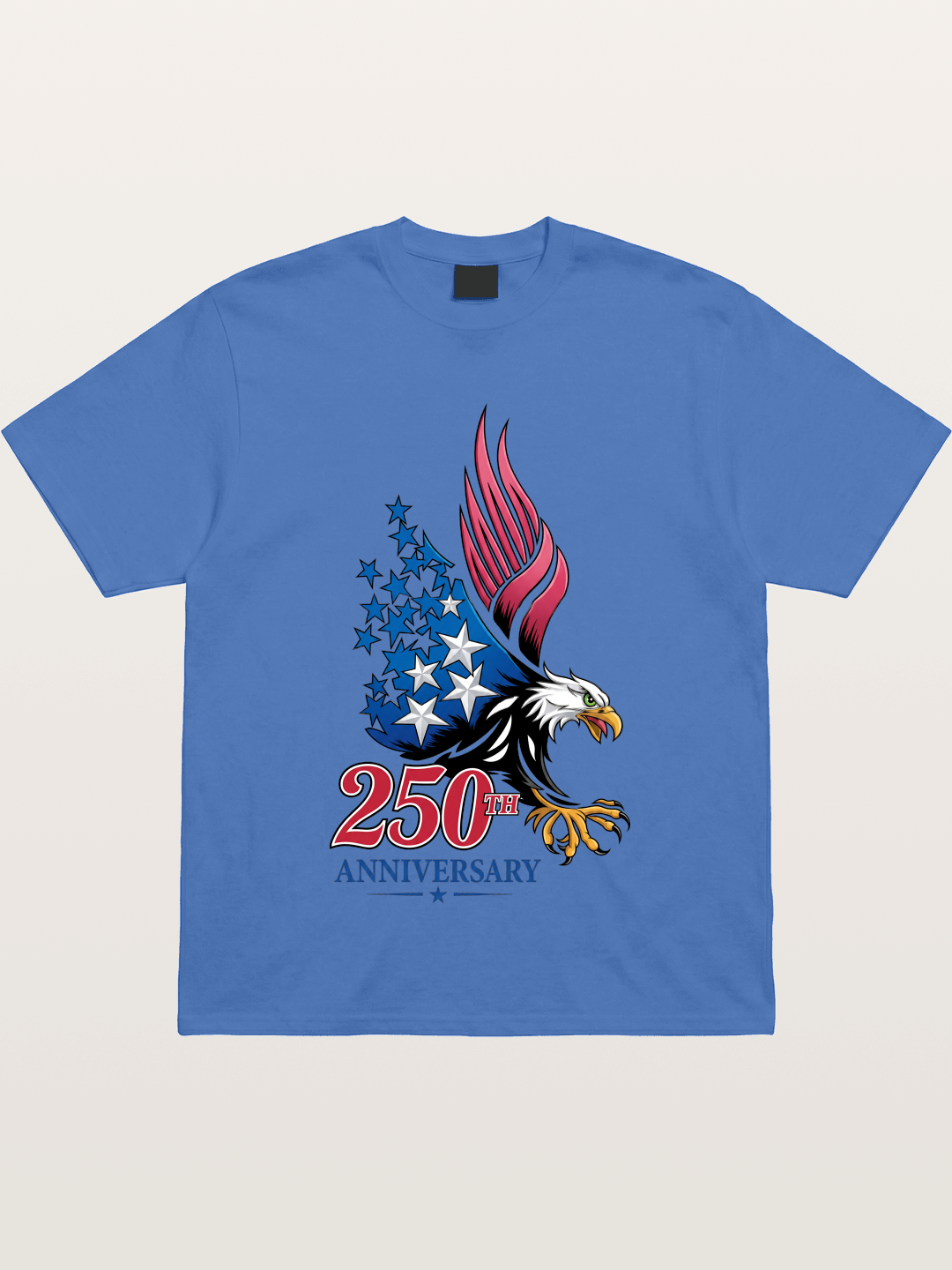 250th Anniversary Eagle Print Gildan T-shirt