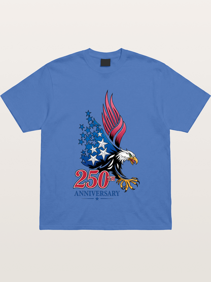 250th Anniversary Eagle Print Gildan T-shirt