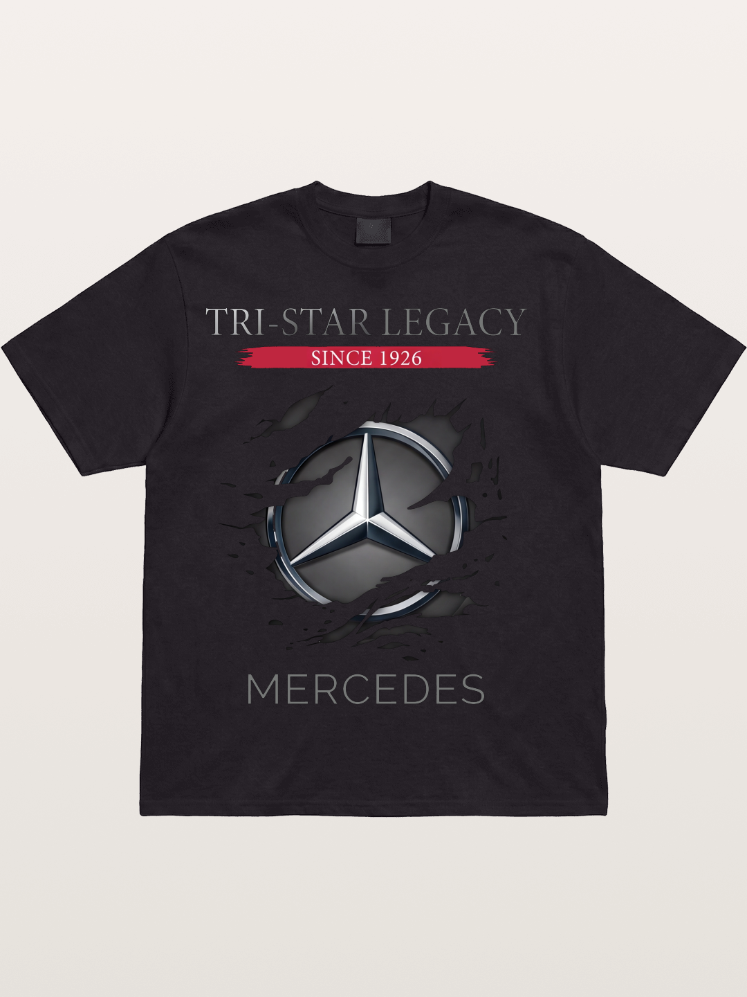 Mercedes 1926 Tear Logo Cotton T-shirt