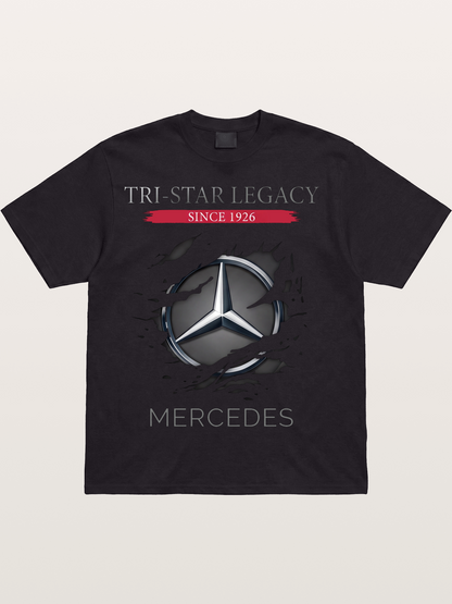 Mercedes 1926 Tear Logo Cotton T-shirt