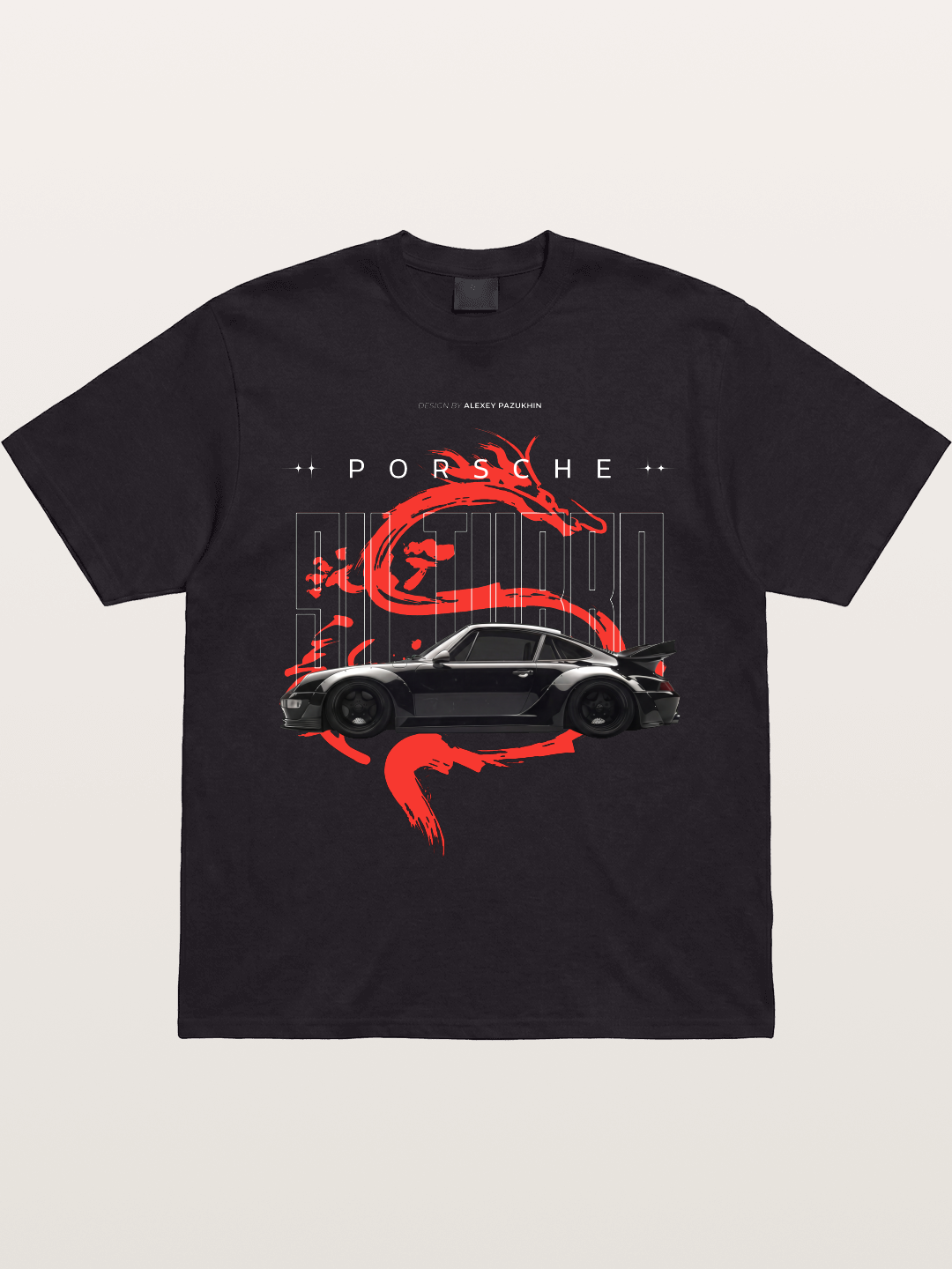 Porsche Dragon Gildan T-shirt