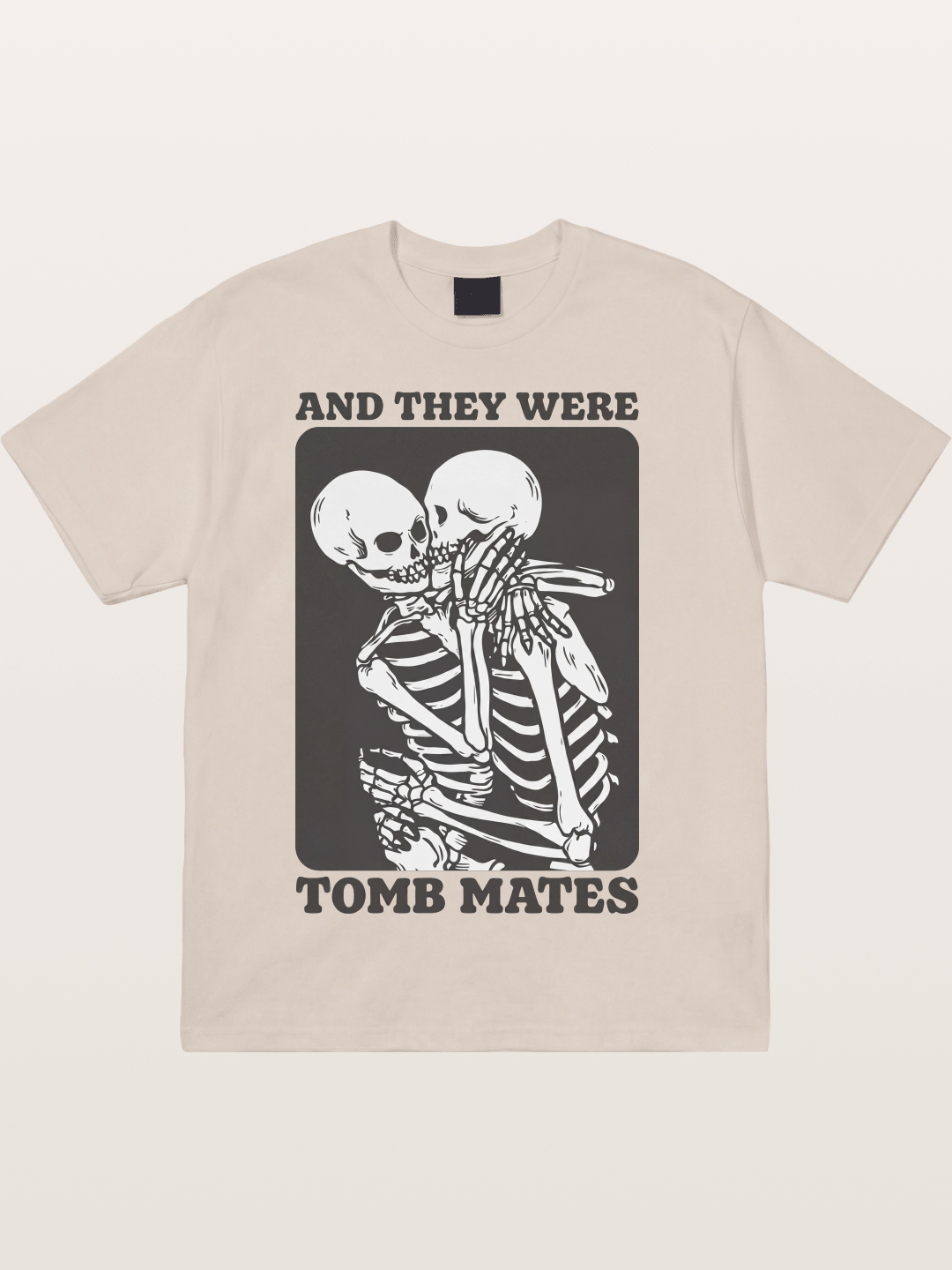 Tomb Mates Skeleton Couple Pride Cotton T-shirt