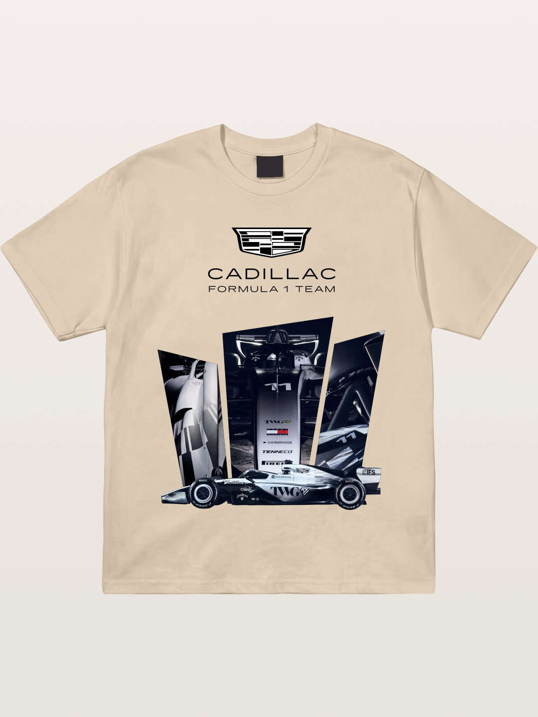 Cadillac F1 Team Racing Art Gildan T-shirt