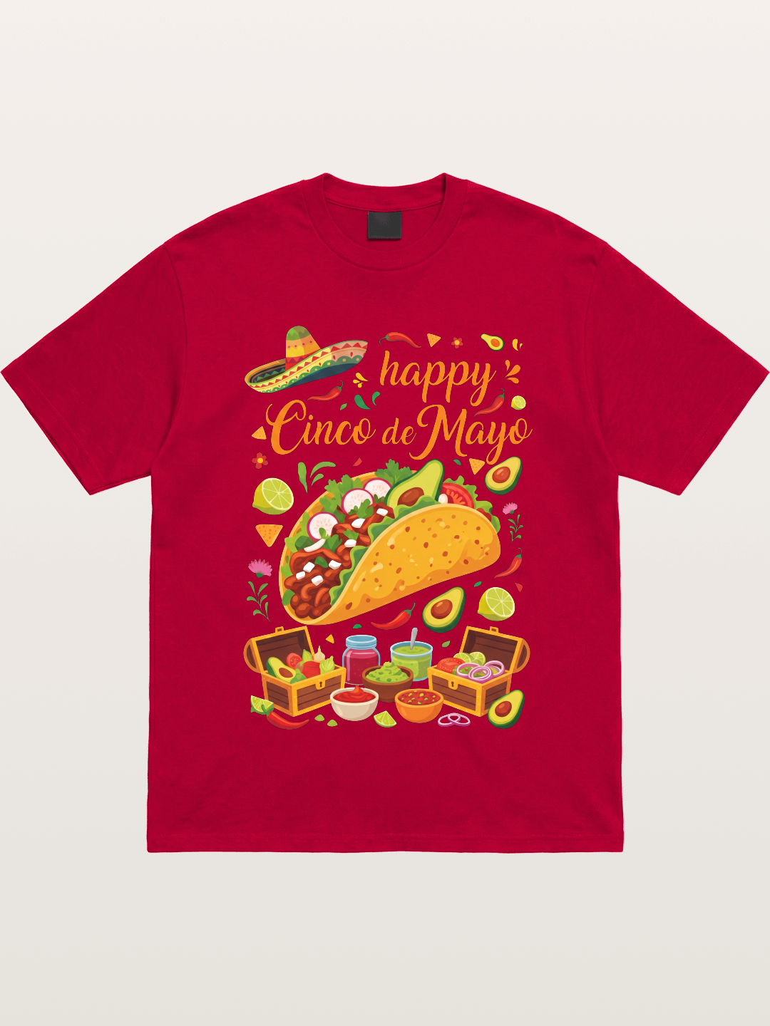 Cinco de Mayo Giant Taco Feast Gildan T-shirt