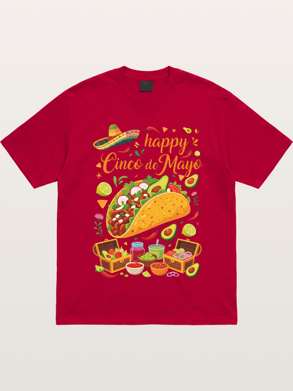 Cinco de Mayo Giant Taco Feast Gildan T-shirt