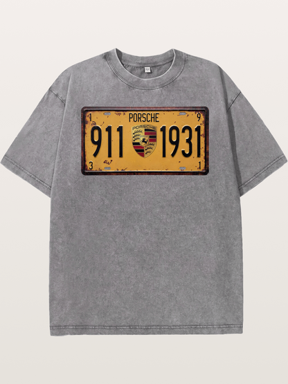 Porsche Crest Washed T-shirt